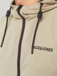 Jack & Jones Blouson JJERUSH HOOD BOMBER NOOS Beige/Khaki