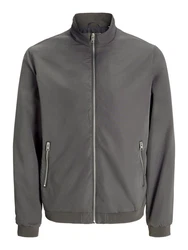 Jack & Jones Blouson JJERUSH HARRINGTON BOMBER NOOS Dunkelgrau/Hellgrau/Khaki/Grau/Braun