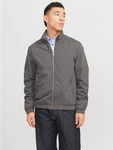 Jack & Jones Blouson JJERUSH HARRINGTON BOMBER NOOS Dunkelgrau/Hellgrau/Khaki/Grau/Braun