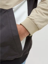Jack & Jones Plus Bomberjacke JJRush Beige/Khaki/Braun/Dunkelgrün