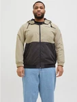 Jack & Jones Plus Bomberjacke JJRush Beige/Khaki/Braun/Dunkelgrün