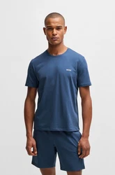 BOSS T-Shirt Mix&Match T-Shirt R Dunkelblau/Blau