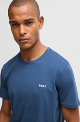 BOSS T-Shirt Mix&Match T-Shirt R Dunkelblau/Blau
