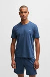 BOSS T-Shirt Mix&Match T-Shirt R Dunkelblau/Blau