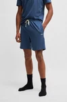 BOSS Sweatshorts Mix&Match Short CW mit Eingriffstaschen Blau/Dunkelblau