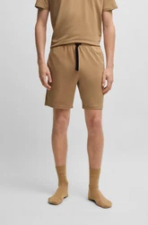 BOSS Sweatshorts Mix&Match Short CW mit Eingriffstaschen Khaki/Beige/Braun