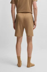BOSS Sweatshorts Mix&Match Short CW mit Eingriffstaschen Khaki/Beige/Braun