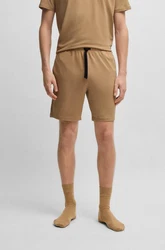 BOSS Sweatshorts Mix&Match Short CW mit Eingriffstaschen Khaki/Beige/Braun