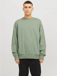 Jack & Jones Sweatshirt JJECHARGE SWEAT CREW NECK NOOS Dunkelgrün/Grün/Hellgrün/Khaki