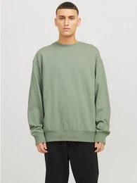 Sweatshirt JJECHARGE SWEAT CREW NECK NOOS mit Rippbndchen