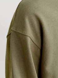 Jack & Jones Sweatshirt JJECHARGE SWEAT CREW NECK NOOS Dunkelgrün/Khaki