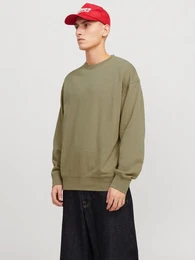 Sweatshirt JJECHARGE SWEAT CREW NECK NOOS mit Rippbndchen