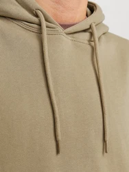 Jack & Jones Sweatshirt JJECHARGE SWEAT HOOD NOOS Khaki/Beige/Dunkelgrün