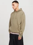 Jack & Jones Sweatshirt JJECHARGE SWEAT HOOD NOOS Khaki/Beige/Dunkelgrün