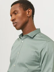 JACK & JONES Hemd 'Parma' Grün/Dunkelgrün/Türkis