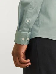 JACK & JONES Hemd 'Parma' Grün/Dunkelgrün/Türkis