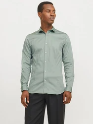 JACK & JONES Hemd 'Parma' Grün/Dunkelgrün/Türkis
