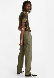 Levi's Cargohose mit Cargo Taschen Dunkelgrün/Khaki