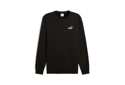 PUMA Langarmshirt ESS SMALL NO. 1 LOGO CREW FL Schwarz