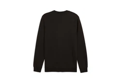 PUMA Langarmshirt ESS SMALL NO. 1 LOGO CREW FL Schwarz