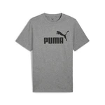 PUMA T-Shirt Essentials No. 1 Dunkelgrau/Grau/Lila