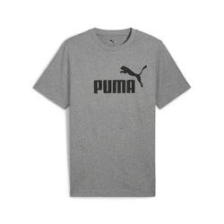 PUMA T-Shirt Essentials No. 1 Dunkelgrau/Grau/Lila