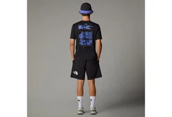 The North Face T-Shirt Foundation Mountain Faces Schwarz/Dunkelblau