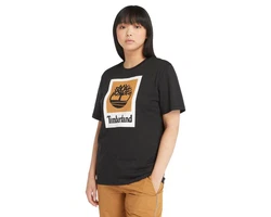 Timberland T-Shirt Orange/Schwarz/Beige