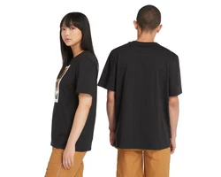 Timberland T-Shirt Orange/Schwarz/Beige