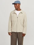 Jack & Jones Hemdjacke JJEPERFECT SHACKET SN Khaki/Beige