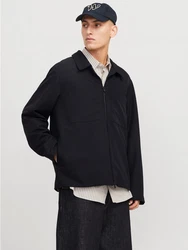 Jack & Jones Hemdjacke JJEPERFECT SHACKET SN Schwarz/Beige/Dunkelblau