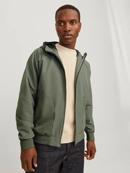 JACK & JONES Jacke 'JJEPerfect' Dunkelgrün/Khaki