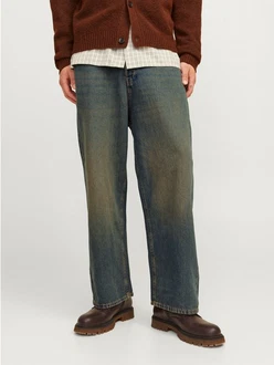 Jack & Jones Relax-fit Jeans JJIRON JJORIGINAL AKM NOOS Blau/Khaki/Türkis