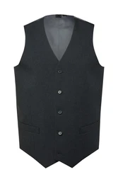 Men Plus Steppweste Business Baukasten Porto Dunkelgrau/Schwarz/Hellgrau