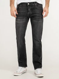 Straight-Jeans Herren Jeans Hose Stonewashed LL-4006
