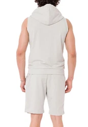 RedBridge Sweatweste mit Kapuze und Reißverschluss Grau/Hellgrau/Khaki/Hellgrün/Grün/Beige/Braun