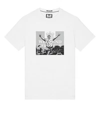 Weekend Offender T-Shirt WO Leo Gregory Mono Weiß/Dunkelblau/Grau/Creme