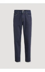 Hessnatur Bequeme Jeans Dunkelblau/Blau/Fliederfarben