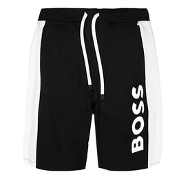 Shorts Jacquard Shorts mit kontrastfarbenen Streifen