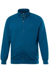 JP1880 Fleecejacke Sweatjacke Fitness Stehkragen Blau/Hellblau/Türkis
