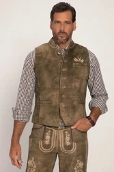JP1880 Steppweste Stehkragen Grün/Braun/Dunkelgrün/Beige