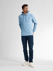 Petrol Industries Sweatshirt Hoodie Driftwood Hellblau/Blau