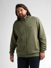 Sweatshirt Lssiger Cardigan in Plus Size Windcrest