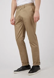 Chinohose Signature Slim Strech Chino Schmal geschnitten, Baumwolle