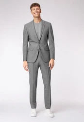 Roy Robson Hosenanzug Coloured Suit Slim Fit Grau/Hellgrau/Dunkelgrau