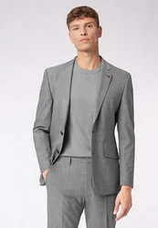 Roy Robson Hosenanzug Coloured Suit Slim Fit Grau/Hellgrau/Dunkelgrau