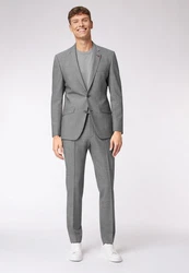 Roy Robson Hosenanzug Coloured Suit Slim Fit Grau/Hellgrau/Dunkelgrau