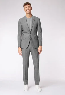 Roy Robson Hosenanzug Coloured Suit Slim Fit Grau/Hellgrau/Dunkelgrau