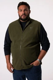 Steppweste Men+ Fleeceweste Stehkragen bis 8 XL