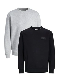 Jack & Jones Sweatshirt POPS SWEAT CREW NECK Dunkelgrau/Schwarz/Grau/Dunkelblau/Hellgrau Jack & Jones Sweatshirt POPS SWEAT CREW NECK Dunkelgrau/Schwarz/Grau/Dunkelblau/Hellgrau